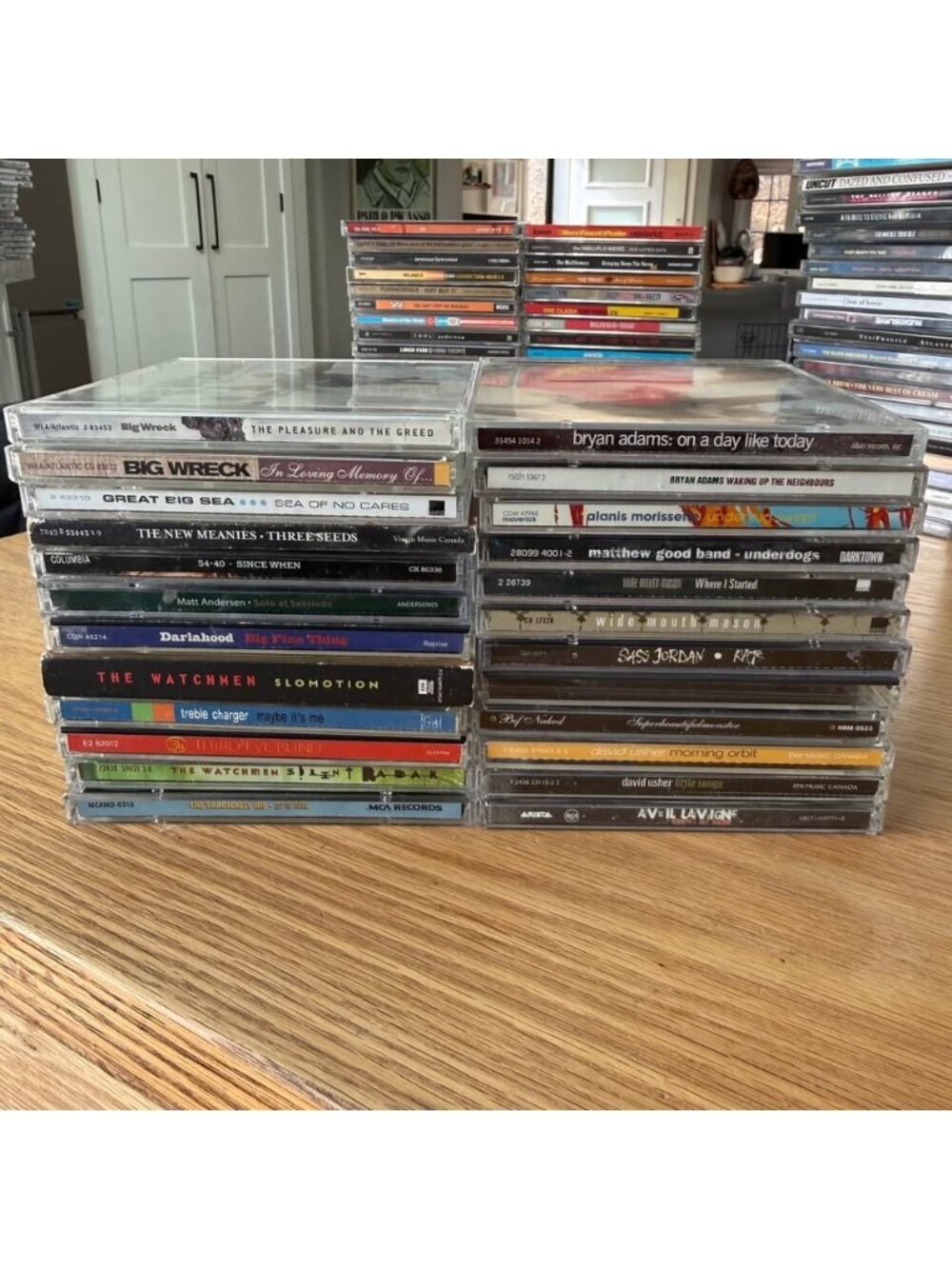 24x Alt Rock/Canadian Classics CD Lot–Tragically Hip, Alanis, Bryan Adams + More
